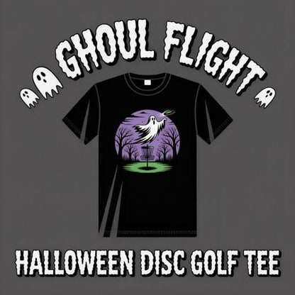Ghoul Flight – Halloween Disc Golf T-Shirt