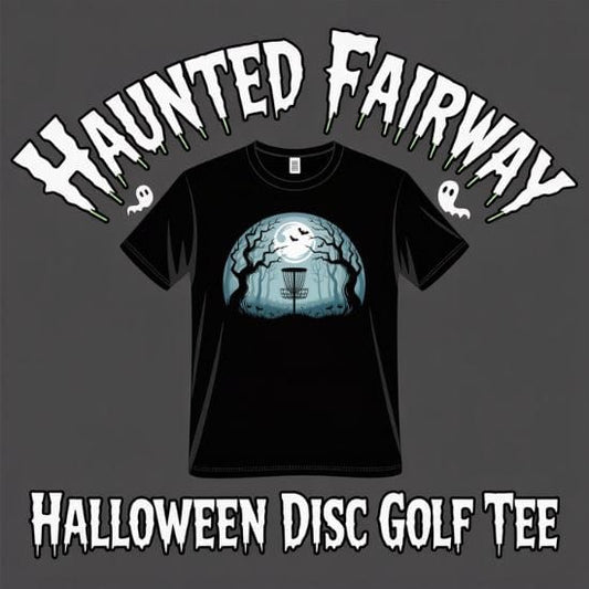 Haunted Fairway – Halloween Disc Golf T-Shirt