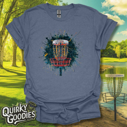 Pollock Inspired Disc Golf T-Shirt