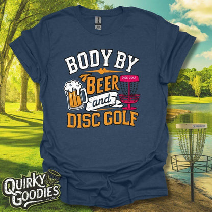 Body By Beer and Disc Golf T-Shirt