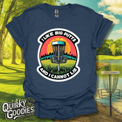 I like big putts and I cannot lie Badge Style T-Shirt