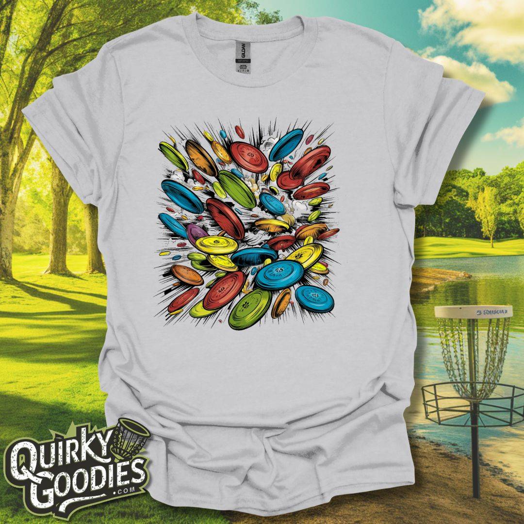 Disc Golf Paths v3 T-Shirt