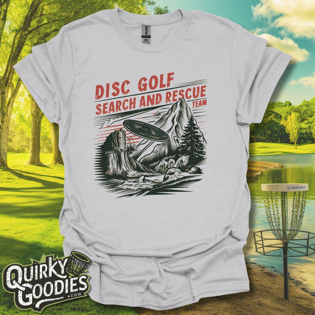 Disc Golf Search And Rescue Team v2 T-Shirt