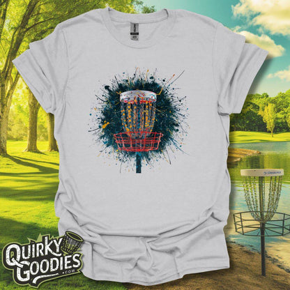 Pollock Inspired Disc Golf T-Shirt