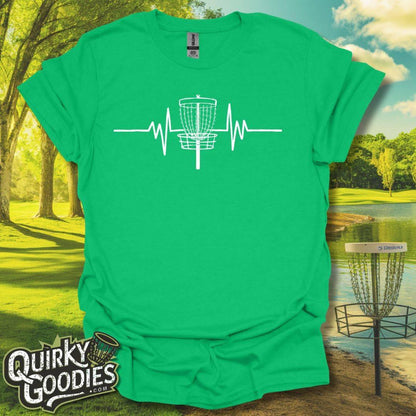 Disc Golf Heartbeat T-Shirt