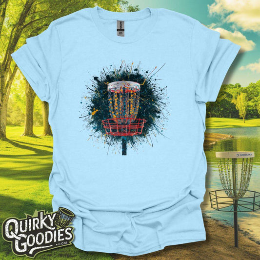 Pollock Inspired Disc Golf T-Shirt