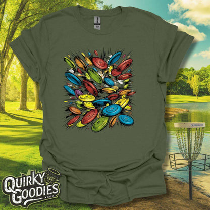 Disc Golf Paths v3 T-Shirt