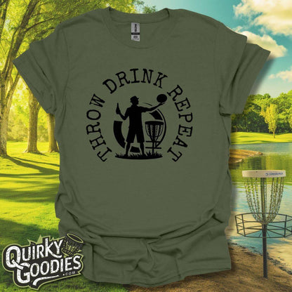 "Throw Drink Repeat" T-Shirt