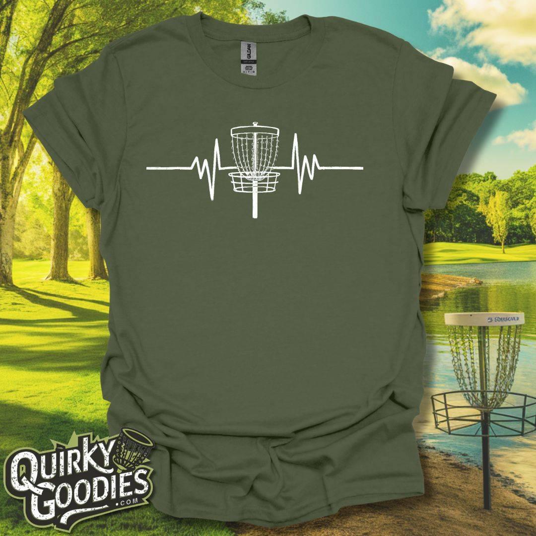 Disc Golf Heartbeat T-Shirt