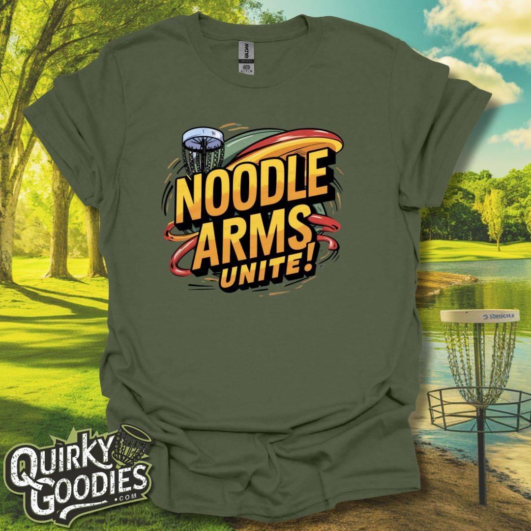 Noodle Arms Unite! Disc Golf T-Shirt