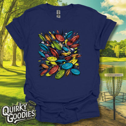 Disc Golf Paths v3 T-Shirt