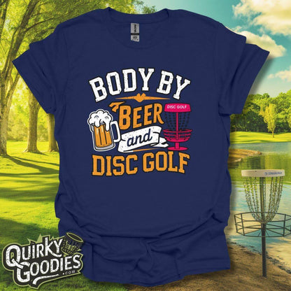 Body By Beer and Disc Golf T-Shirt