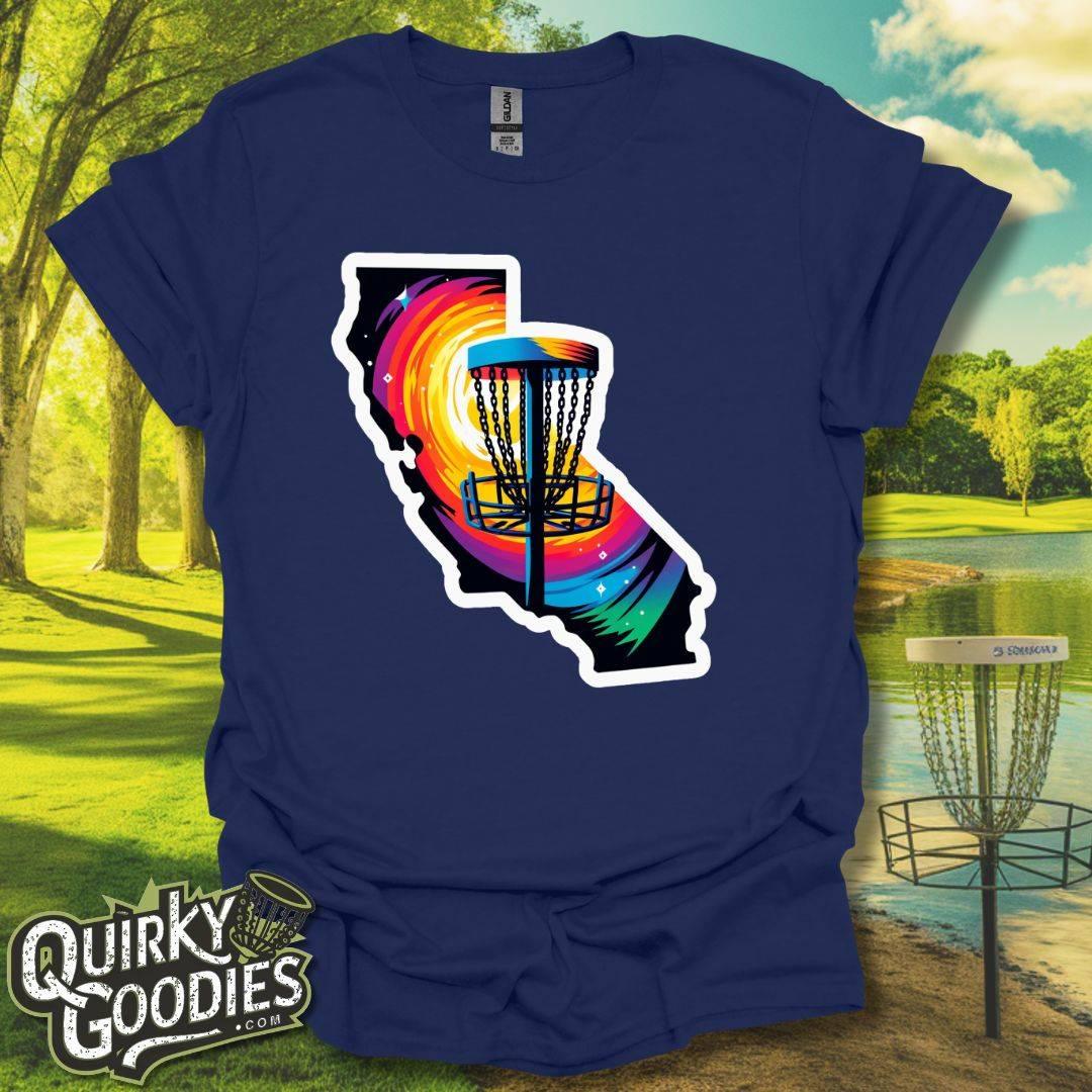 California Disc Golf Shirt T-Shirt navy