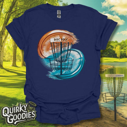 Double Exposure Discs and Golf Baskets T-Shirt