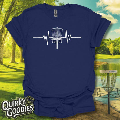 Disc Golf Heartbeat T-Shirt