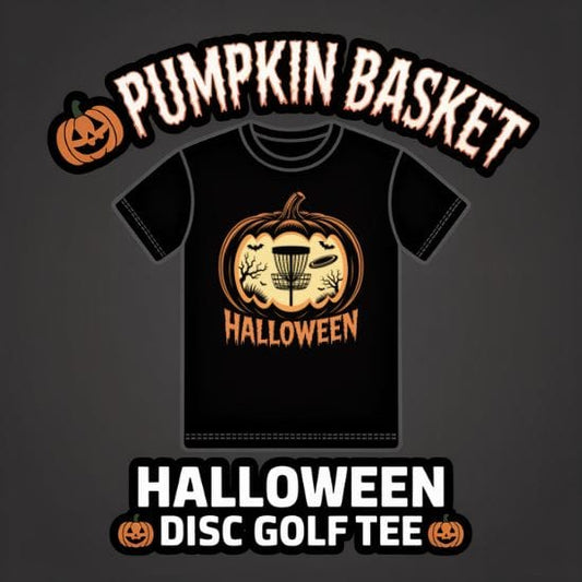 Pumpkin Basket – Halloween Disc Golf T-Shirt