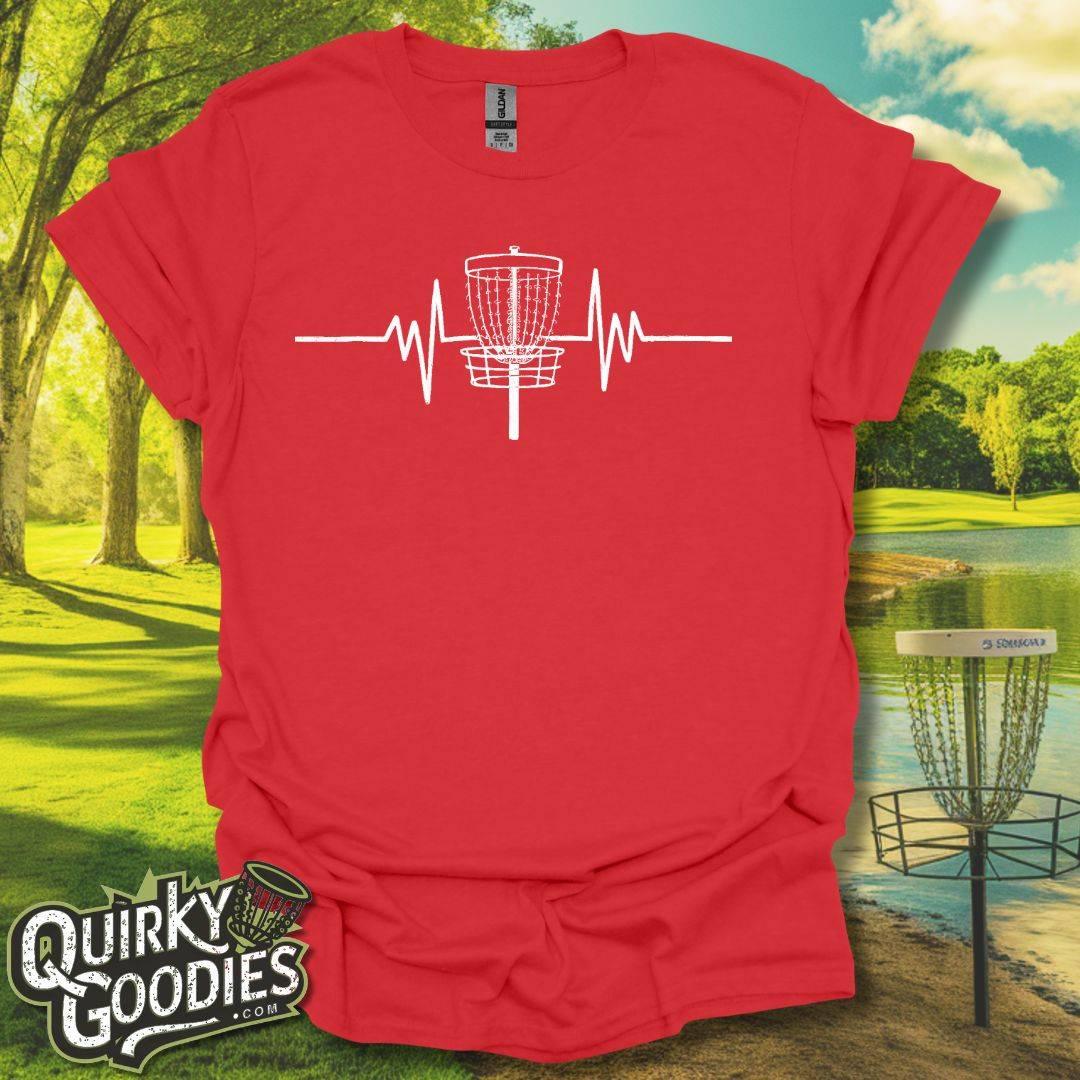 Disc Golf Heartbeat T-Shirt