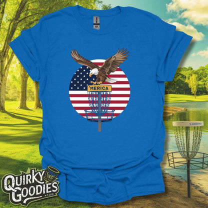 American Eagle Disc Golf Basket T-Shirt