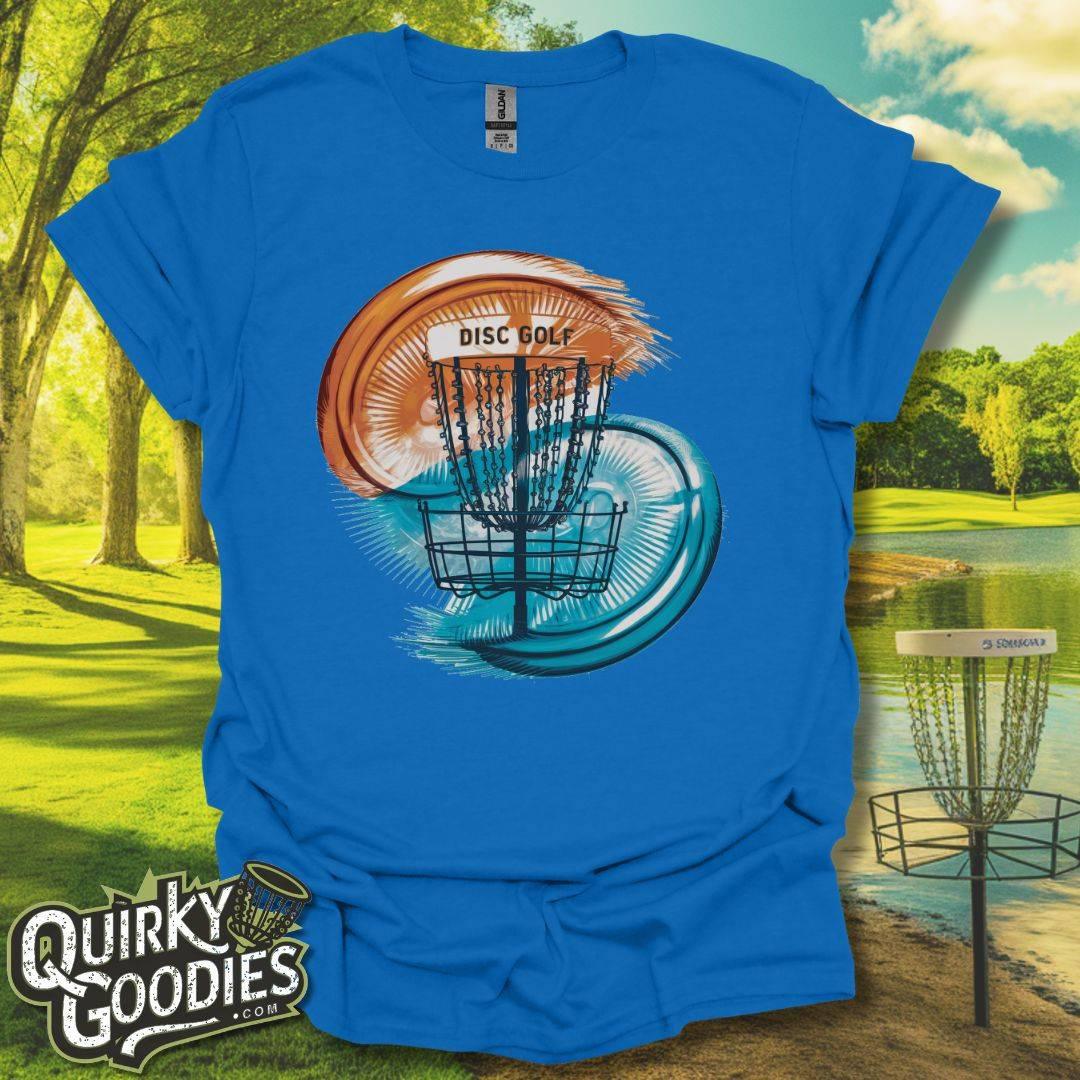 Double Exposure Discs and Golf Baskets T-Shirt