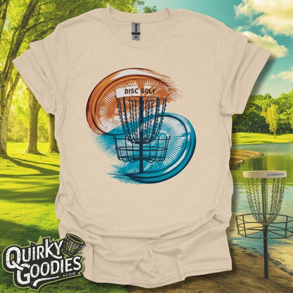 Double Exposure Discs and Golf Baskets T-Shirt