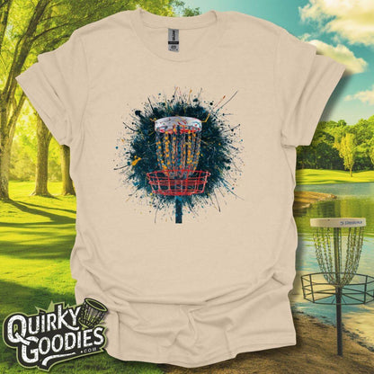 Pollock Inspired Disc Golf T-Shirt