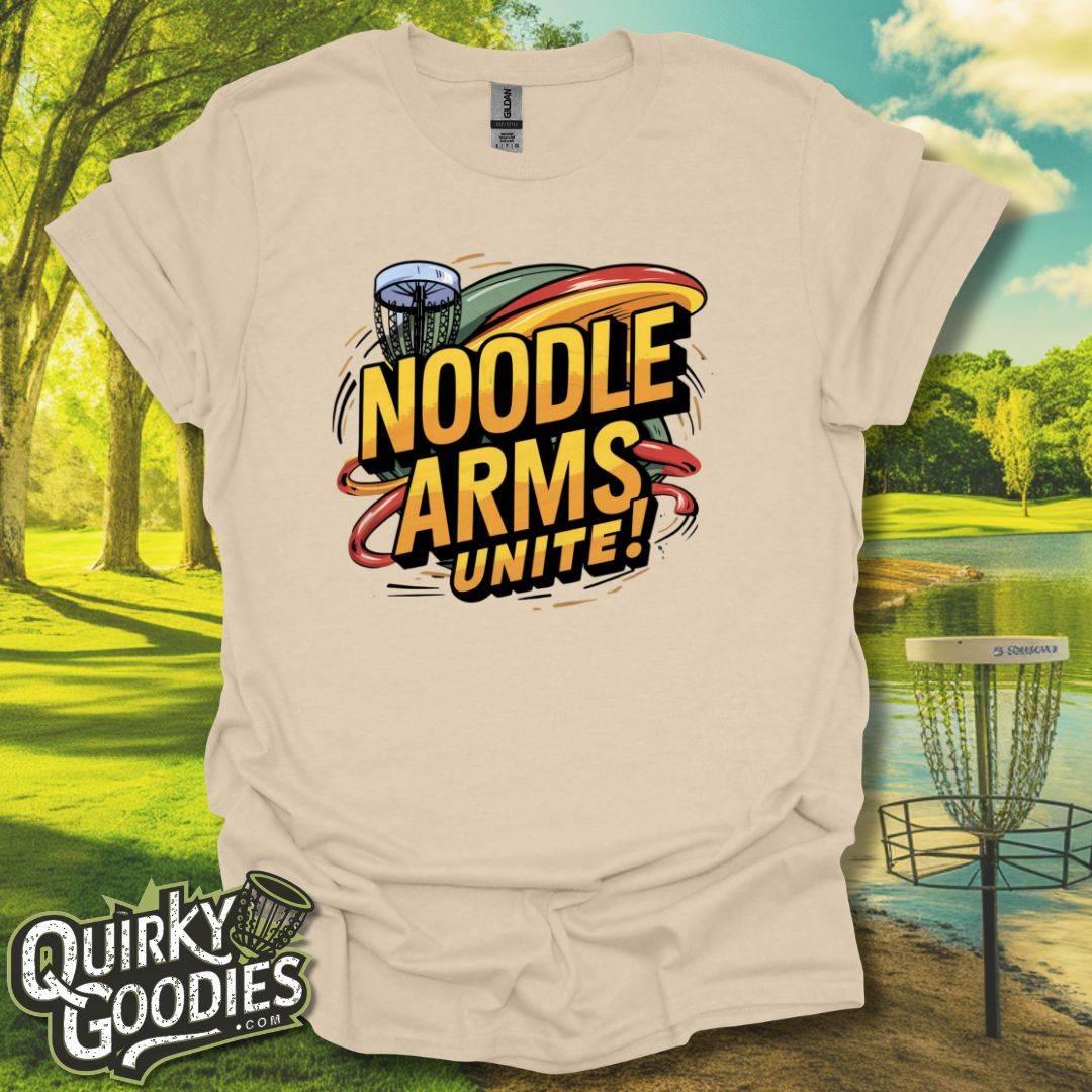 Noodle Arms Unite! Disc Golf T-Shirt