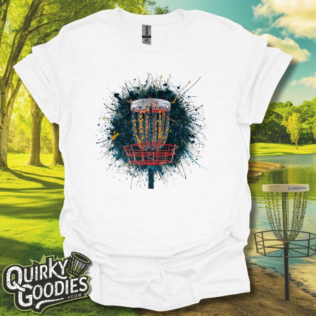 Pollock Inspired Disc Golf T-Shirt