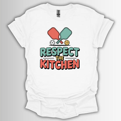 Respect the Kitchen – Pickleball Rule Funny Shirt