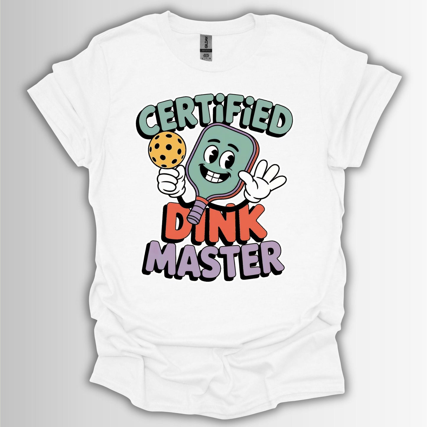 Certified Dink Master – Funny Pickleball T-Shirt