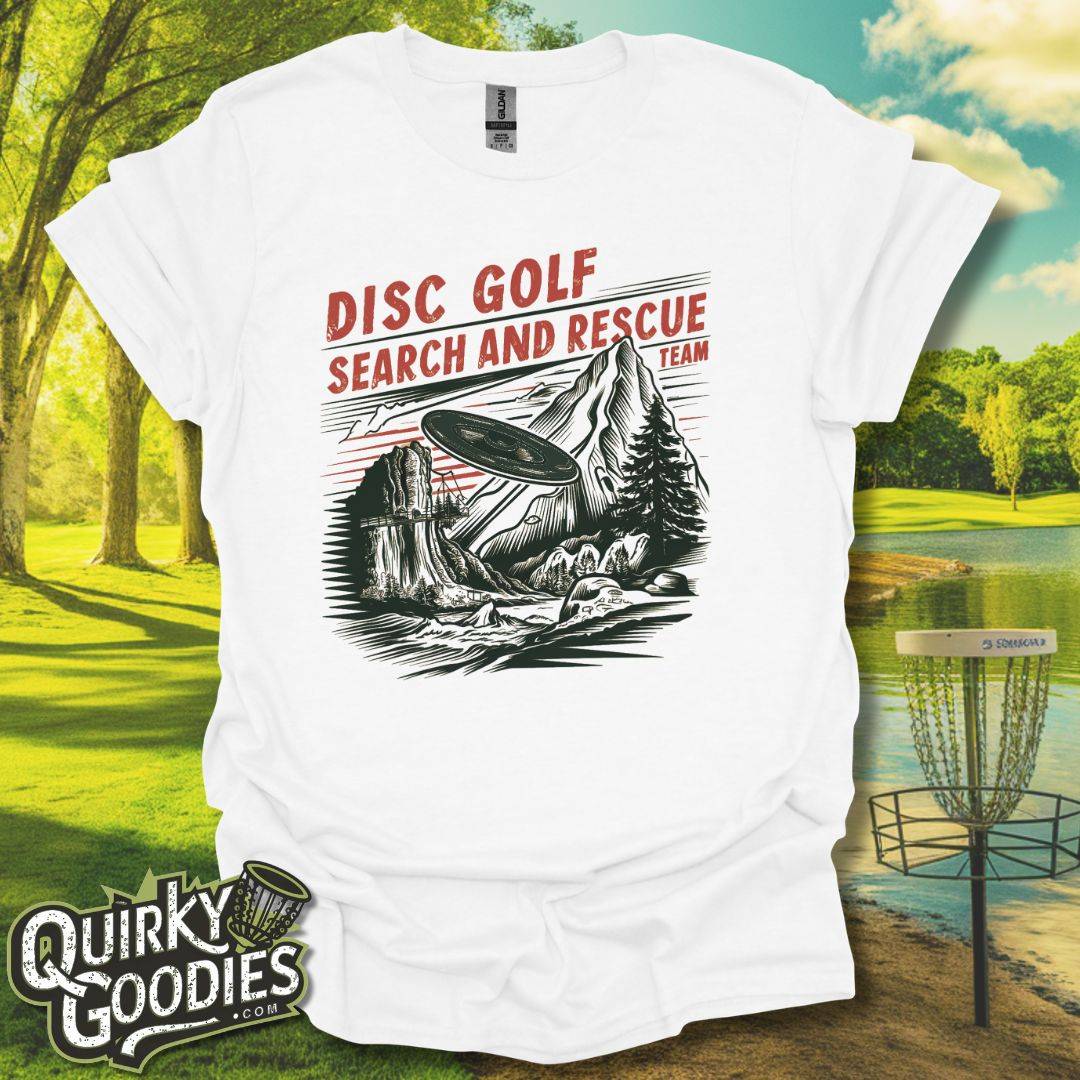 Disc Golf Search And Rescue Team v2 T-Shirt