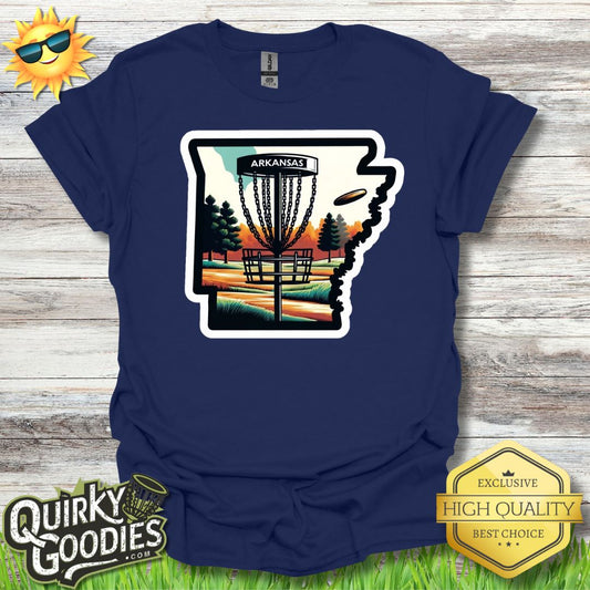 Arkansas Disc Golf Shirt T - Shirt - Quirky Goodies