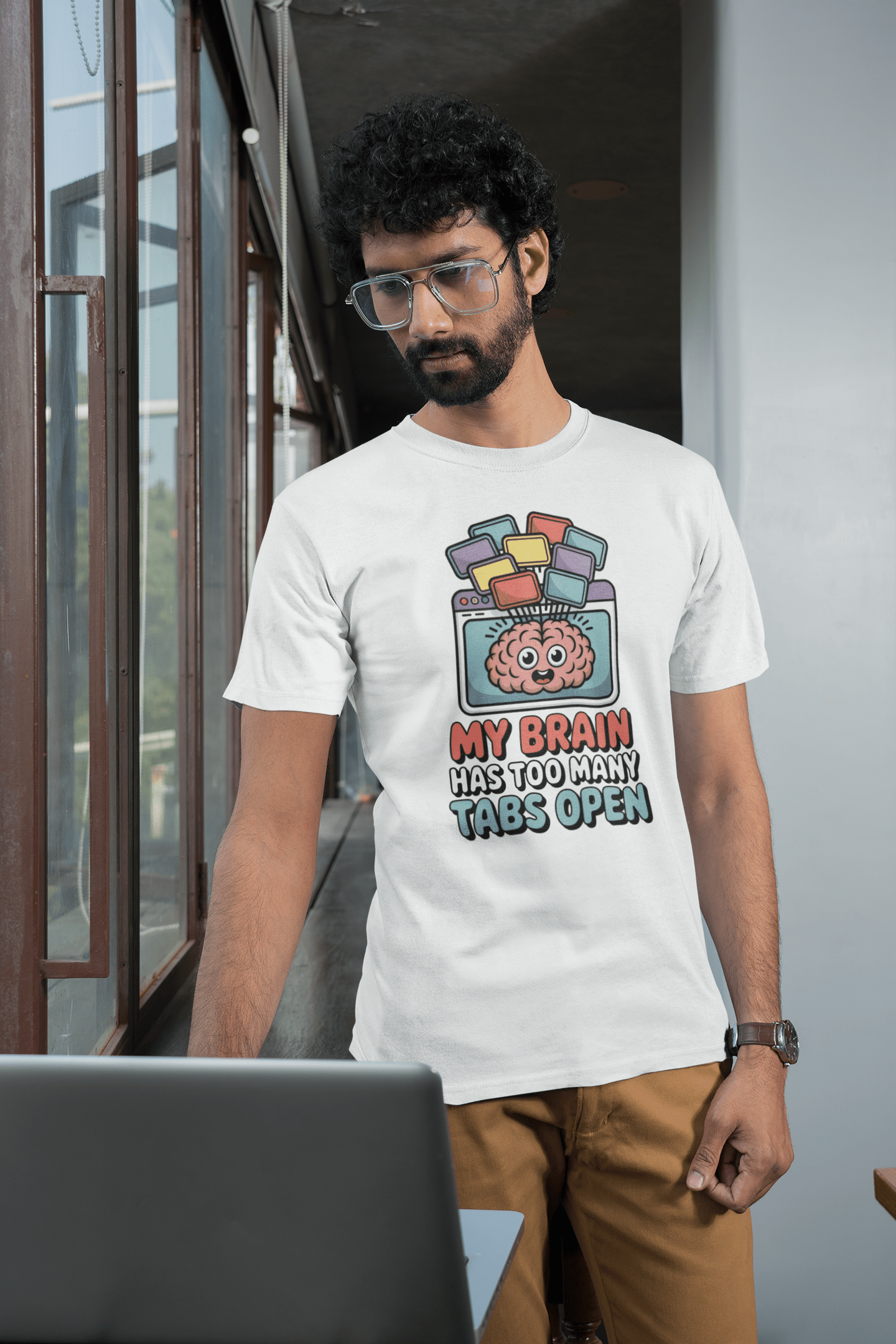 My Brain Has Too Many Tabs Open – Funny ADHD T-Shirt, Gift for Mental Health Awareness, Quirky Casual Tee, Humor for Stress Relief, Great for Birthdays & [...]