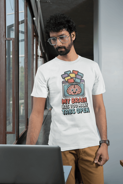 My Brain Has Too Many Tabs Open – Funny ADHD T-Shirt, Gift for Mental Health Awareness, Quirky Casual Tee, Humor for Stress Relief, Great for Birthdays & [...]
