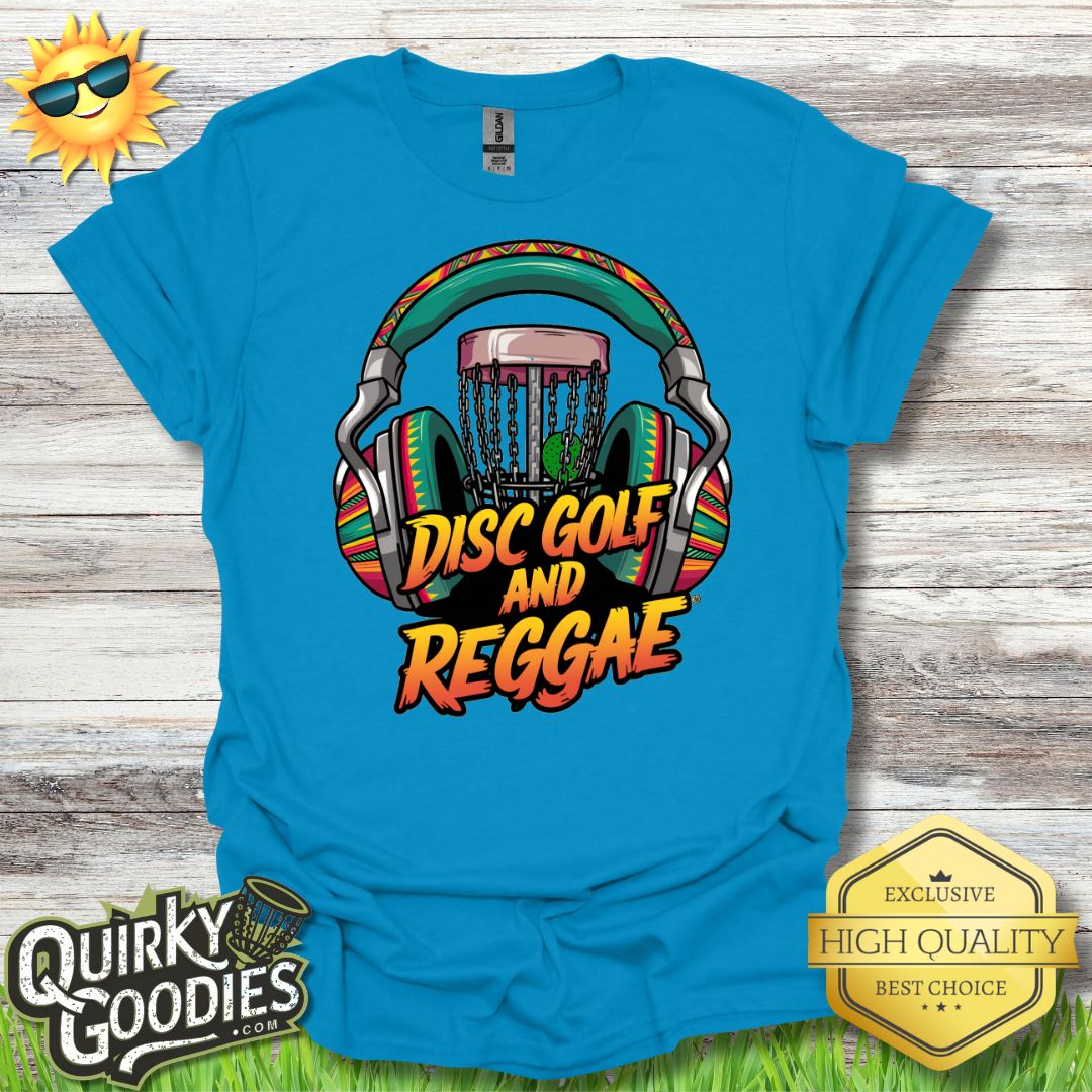 Disc Golf and Reggae T - Shirt - Quirky Goodies