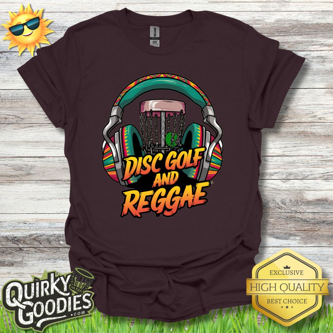 Disc Golf and Reggae T - Shirt - Quirky Goodies