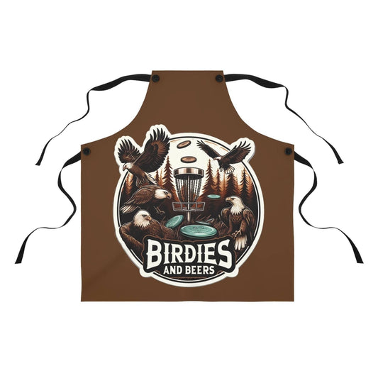 Disc Golf Beers And Birdies Apron (AOP) - Quirky Goodies