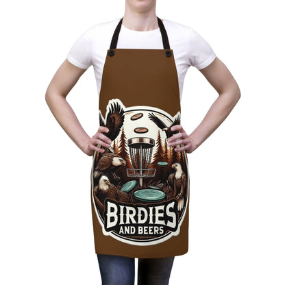 Disc Golf Beers And Birdies Apron (AOP) - Quirky Goodies