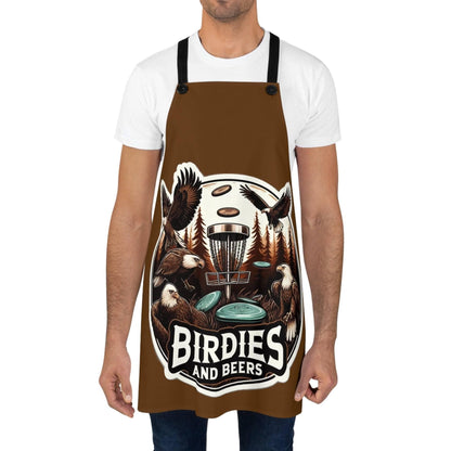 Disc Golf Beers And Birdies Apron (AOP) - Quirky Goodies