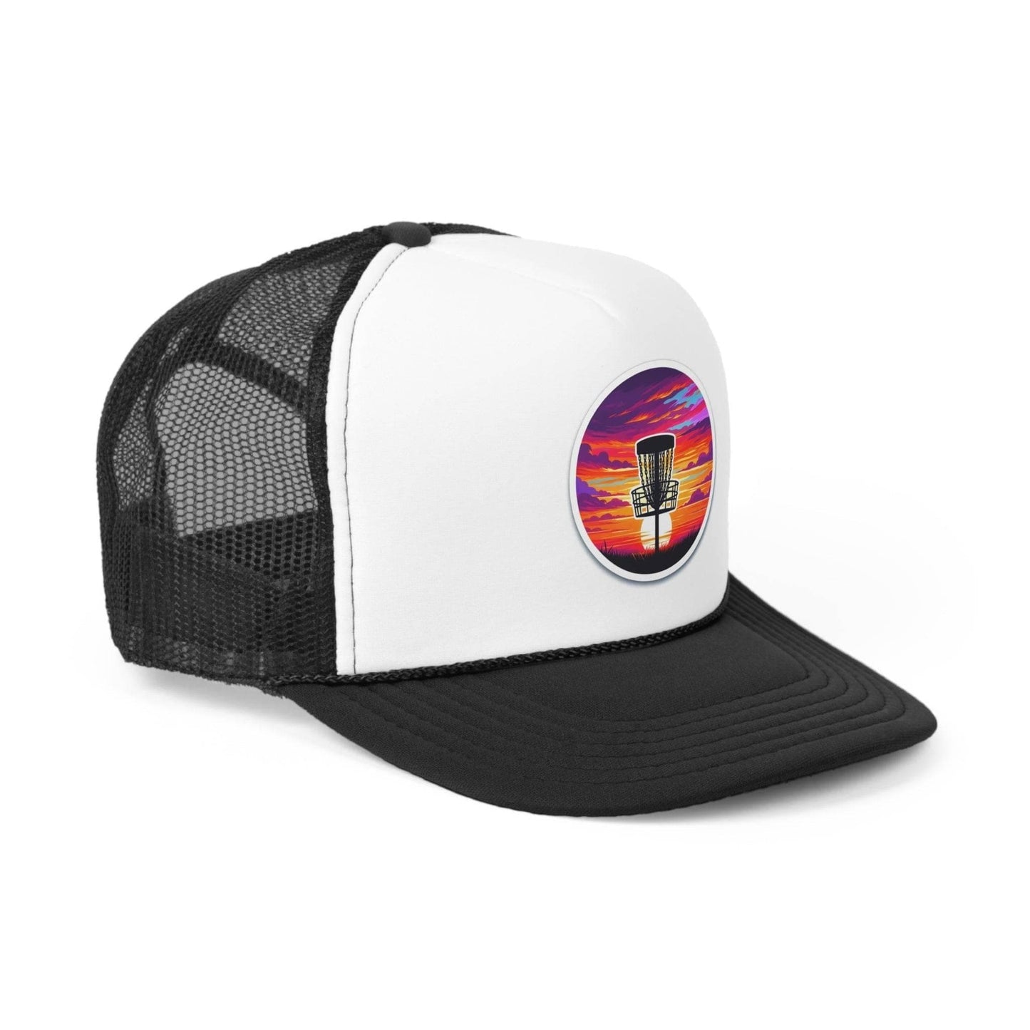 Disc Golf Sunset Trucker Hats - Gifts for Men - Gifts for Women - Gifts for disc golf fans - Quirky Goodies