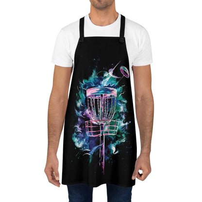 Disc Golf Watercolor Basket Apron (AOP) - Quirky Goodies