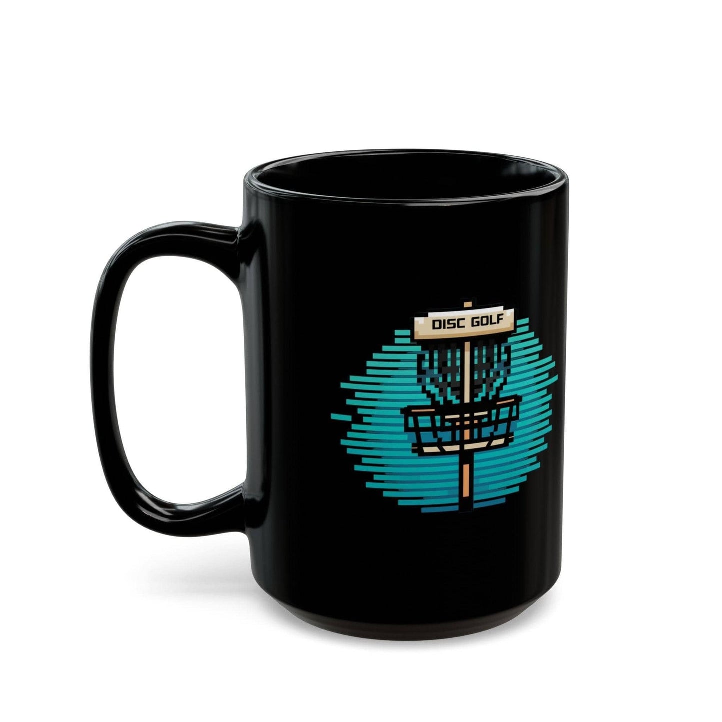 Fun Disc Golf Mug - Disc Golf Gamer Style Black Mug (11oz, 15oz) - Quirky Goodies