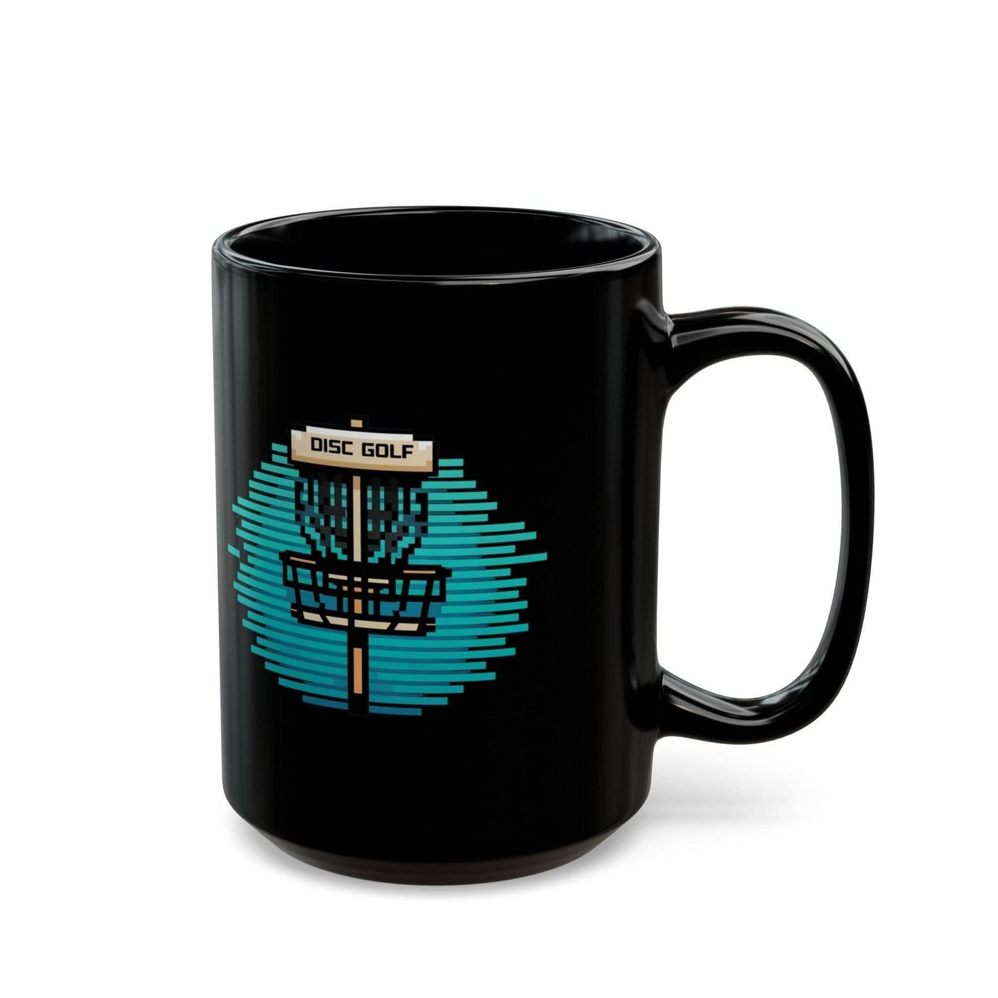 Fun Disc Golf Mug - Disc Golf Gamer Style Black Mug (11oz, 15oz) - Quirky Goodies