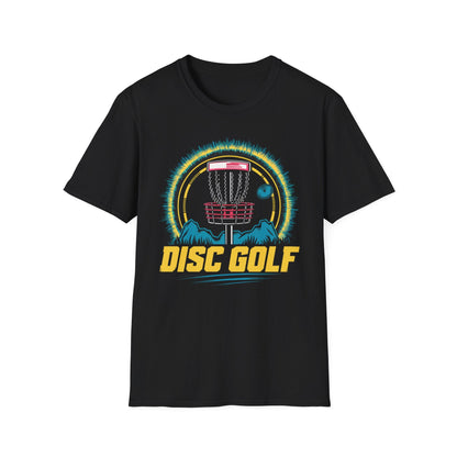 Fun Disc Golf Shirt - Disc Golf 80s Style Shirt - Unisex Jersey Short Sleeve Tee - Quirky Goodies