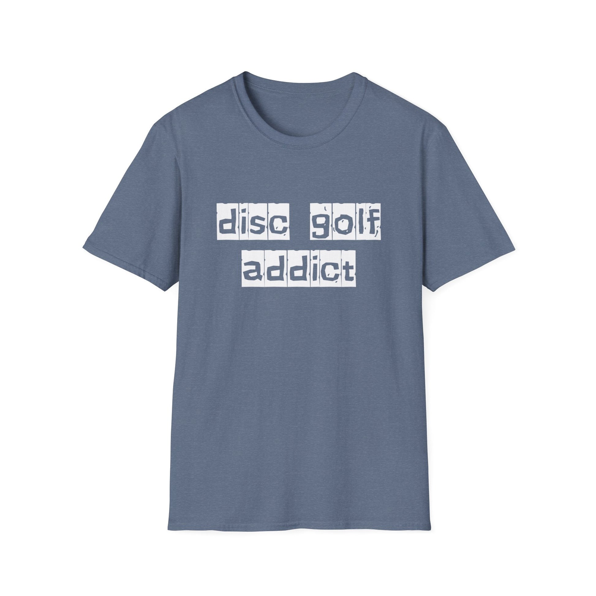 Funny Disc Golf Shirt - "Disc Golf Addict" - Unisex Jersey Short Sleeve Tee - Quirky Goodies