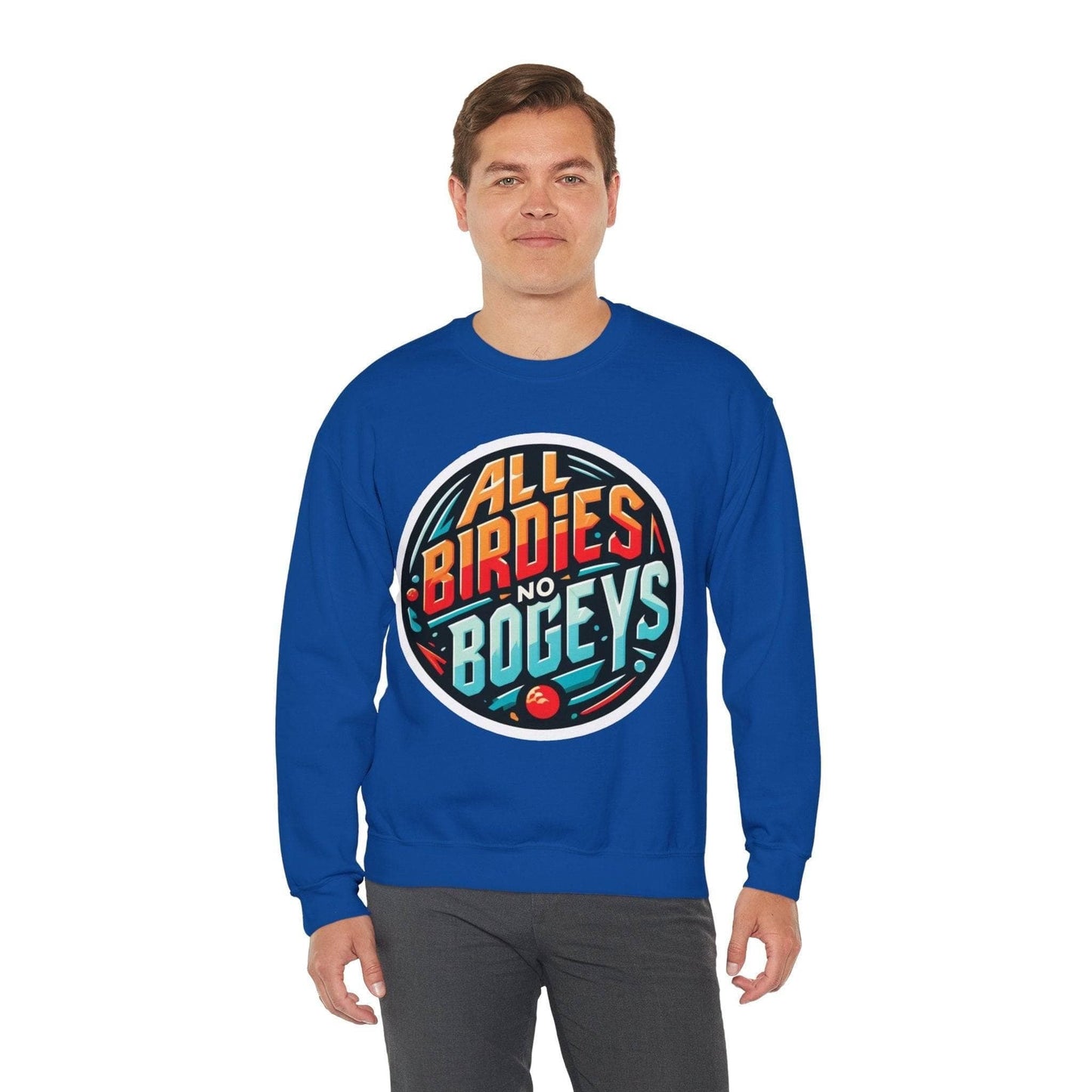 Funny Disc Golf Sweatshirt - All Birdies No Bogeys - Unisex Heavy Blend™ Crewneck Sweatshirt - Quirky Goodies