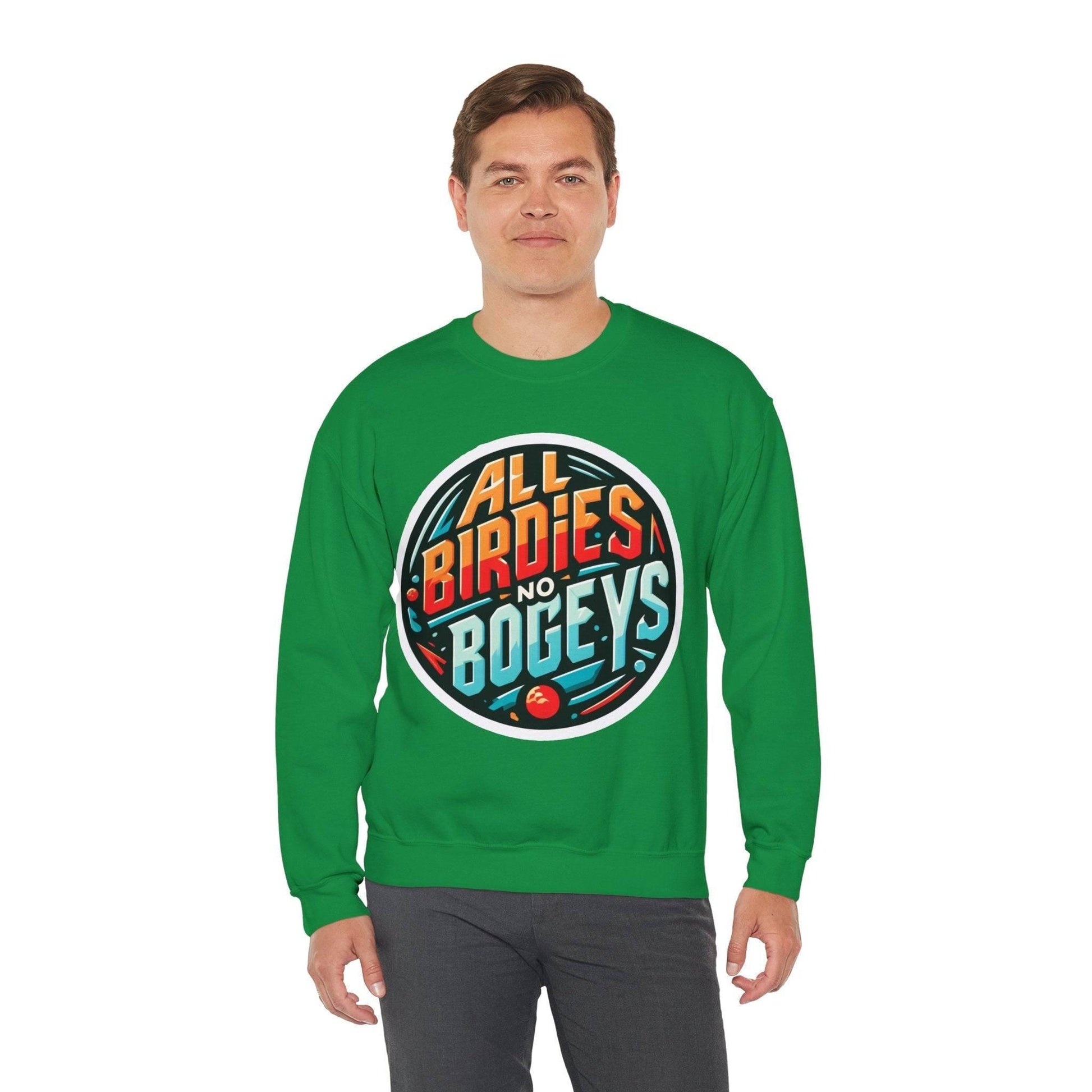 Funny Disc Golf Sweatshirt - All Birdies No Bogeys - Unisex Heavy Blend™ Crewneck Sweatshirt - Quirky Goodies