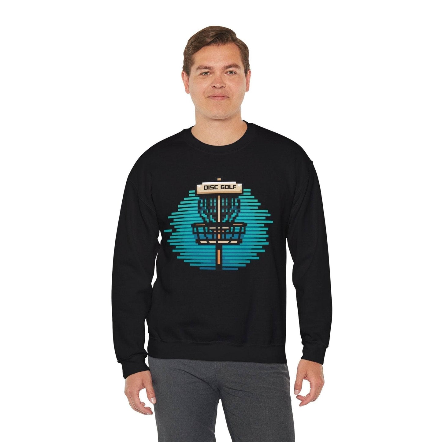 Funny Disc Golf Sweatshirt - Disc Golf Gamer - Unisex Heavy Blend™ Crewneck Sweatshirt - Quirky Goodies