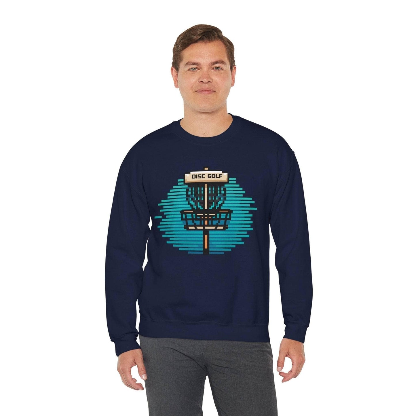 Funny Disc Golf Sweatshirt - Disc Golf Gamer - Unisex Heavy Blend™ Crewneck Sweatshirt - Quirky Goodies