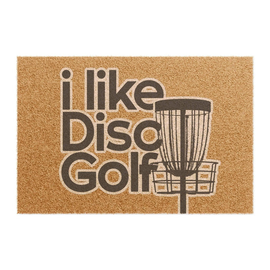 I Like Disc Golf Doormat - Quirky Goodies