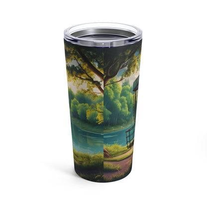 Scenic Disc Golf Tumbler - Basket by LakeTumbler 20oz - Quirky Goodies